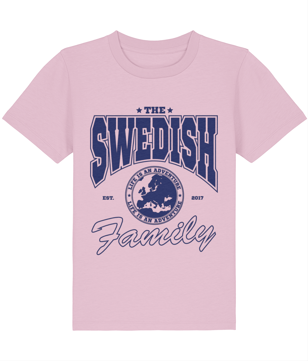 The Swedish Family Kids T-shirt blue