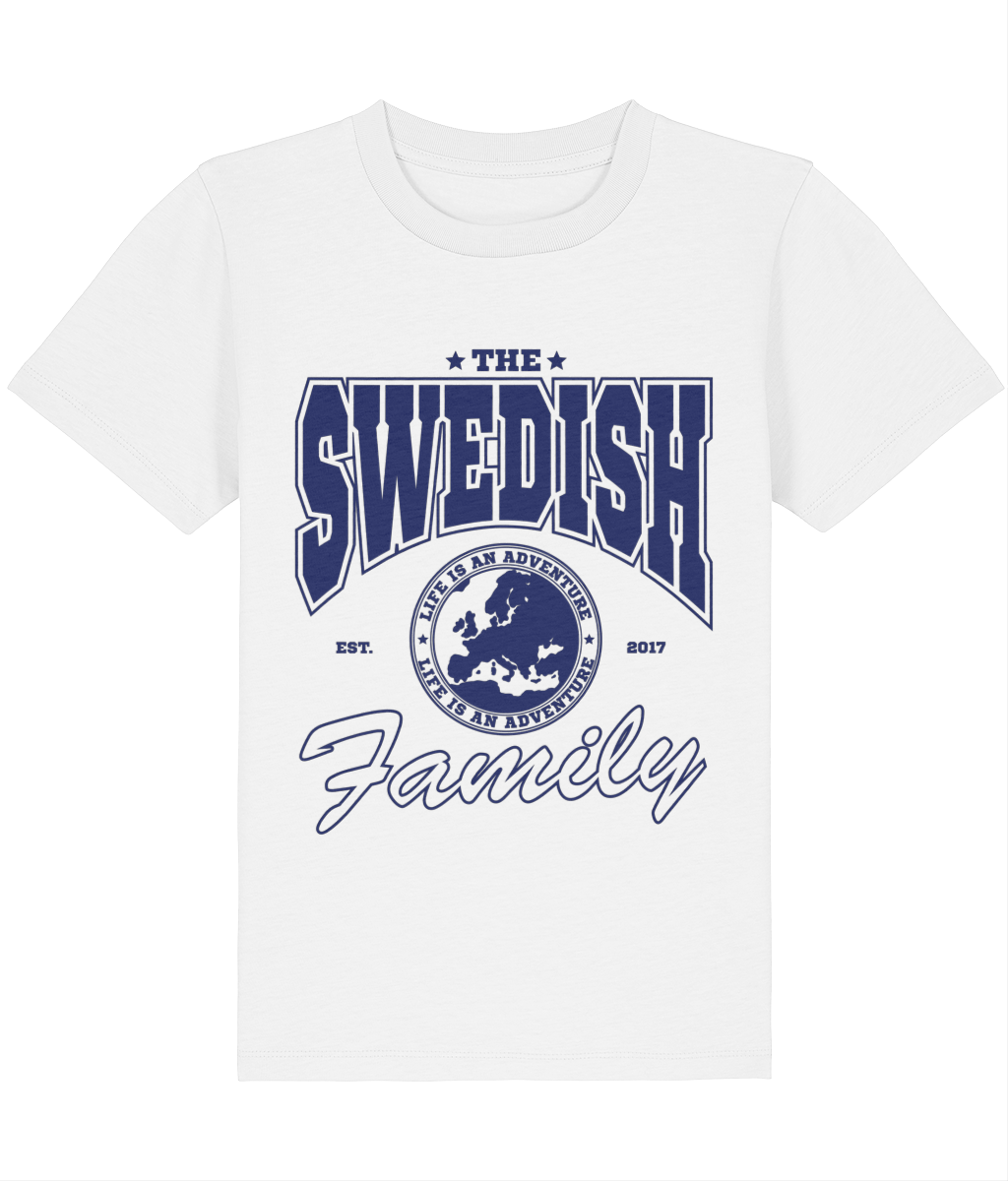 The Swedish Family Kids T-shirt blue