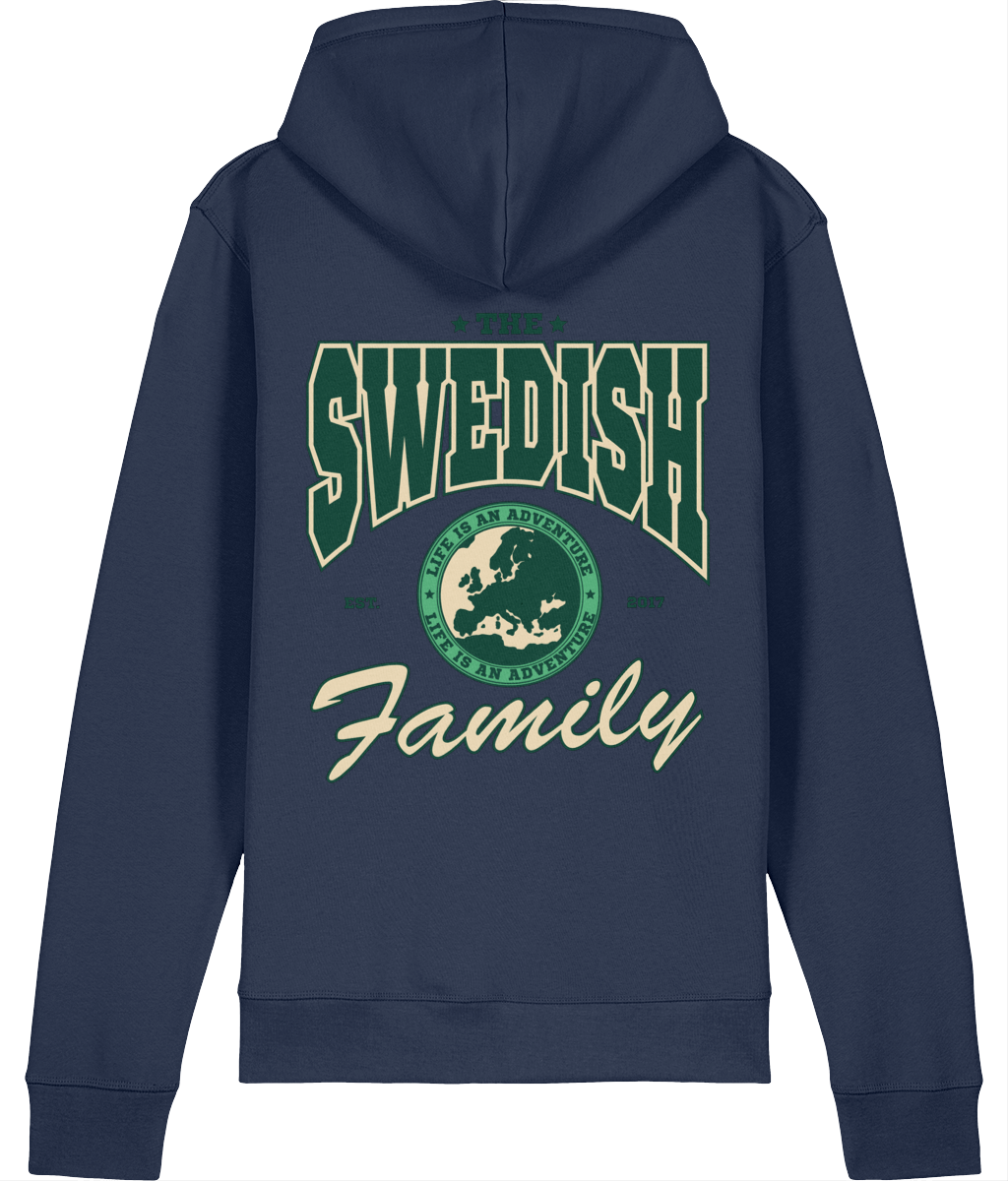 The Swedish Family Unisex Back Print Hoodie