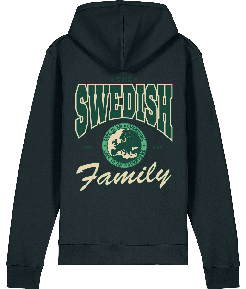 The Swedish Family Unisex Back Print Hoodie