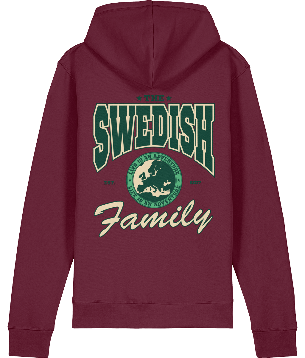 The Swedish Family Unisex Back Print Hoodie